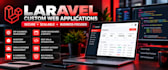 develop a custom laravel PHP web application