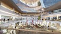 create realistic 3d shopping mall interior design and rendering