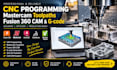 provide cnc programming, mastercam toolpaths, fusion 360 cam and g code