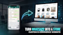 create a modern custom online store website that sells
