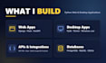 develop custom python web and desktop applications