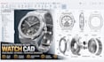 create manufacturing ready watch cad, case design and technical drawings