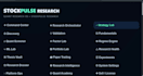build a quantitative stock research and analysis dashboard