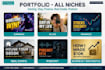 design 1 eye catching youtube thumbnails that get clicks