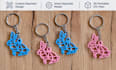 design custom 3d keychains, smart logo keychains and 3d printable stl files