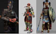 create game ready 3d character models with optimized topology and textures