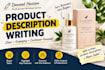 write engaging product descriptions for your online store