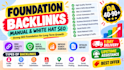 build foundation backlinks with white hat SEO link building