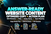 optimize your website content for aeo, GEO and ai search