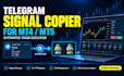 telegram signal trade copier for mt4 mt5 trade automation with python