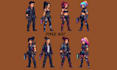 create nsfw pixel art animation sprite sheet and rpg maker game art