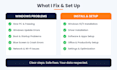 troubleshoot windows issues, install windows and software