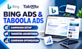 run and manage taboola, outbrain and mgid native ad campaigns