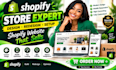 shopify website design, shopify store redesign, shopify store setup