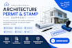 provide architecyure permit and stamp support, architectural drawing