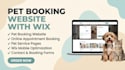 design pets booking website with wix