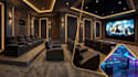 design realistic 3d home theater, game room, cinema room, and interior rendering