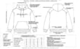 create streetwear tech pack and garment tech pack