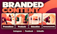 design branded canva social media posts