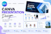 design a professional canva presentation and powerpoint slides