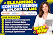 design elearning content and upload it to canvas lms moodle skyprep talentlms