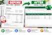 extract invoice and PDF data into excel or CSV