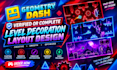 verify or complete any geometry dash level decorartion layout for you