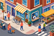 draw flat vector illustrations