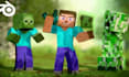 create minecraft character animation,3d animation, minecraft intro and cinematic