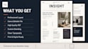 design a professional newsletter in canva