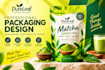 design box, pouch and label packaging