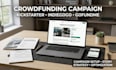 create kickstarter, indiegogo gofundme crowdfunding