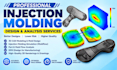 injection molding mechanical model dfm mechanical model and draft analysis