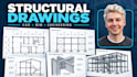 draft residential structural drawings, foundation and framing plans