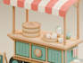create one simple low poly 3d prop in blender