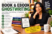 be a nonfiction ghost book writer ebook writer