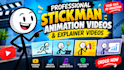 create professional stickman animation videos and explainer videos