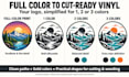 prepare color separated layered vinyl cutter files with registration marks