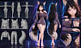 create custom furry vrchat avatar, 3d model, rigging and texture