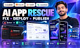 fix lovable base44 replit vibe coded apps supabase stripe ios android app stores