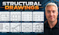 draft residential structural drawings, foundation and framing plans