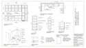 technical drawing and cad drafting for cabinetry, millwork fabrication drawing