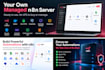 set up your private self hosted n8n server, no vps needed