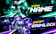 design a professional gaming youtube banner