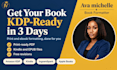 fix your KDP formatting errors and rejected book files