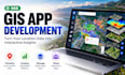 develop gis interactive mobile app, web gis maps applications and dashboard
