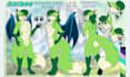 create custom fursona ref sheet character sheet furry oc reference sheet wolf
