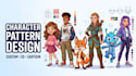 create custom character pattern design and cartoon character
