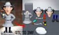 convert stl to 3mf split and color 3d model for bambu studio ams 3d printing