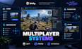 develop a multiplayer game in unity with photon or networking